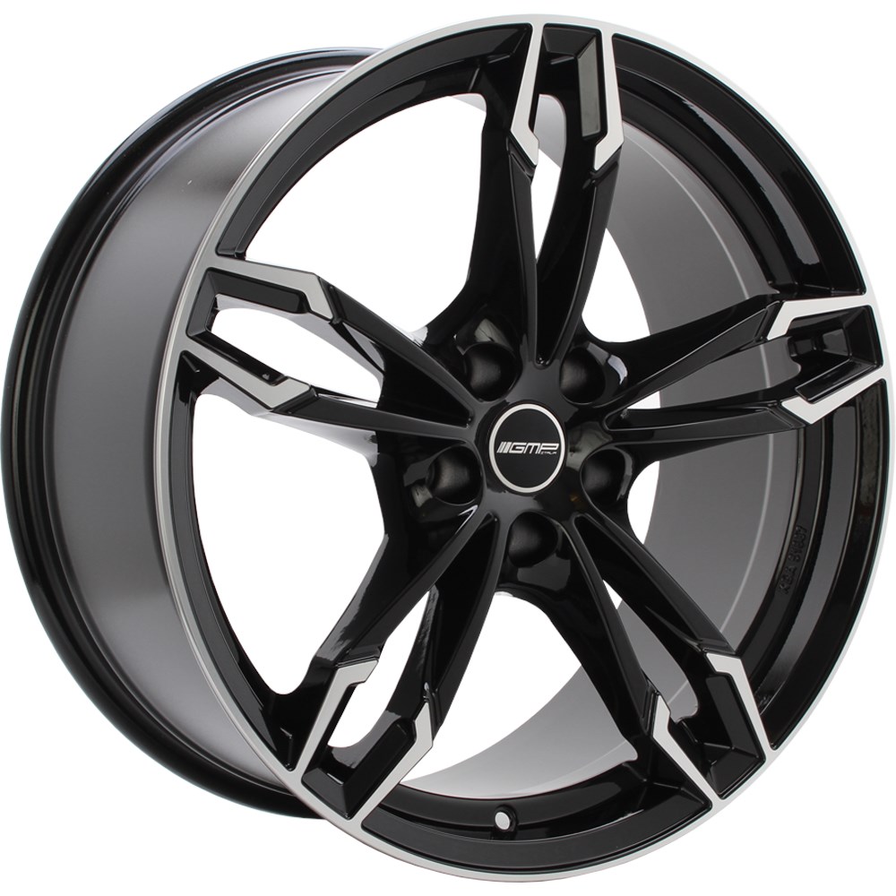 GMP WHEELS DEA ZWART GEPOLIJST 8008018026878